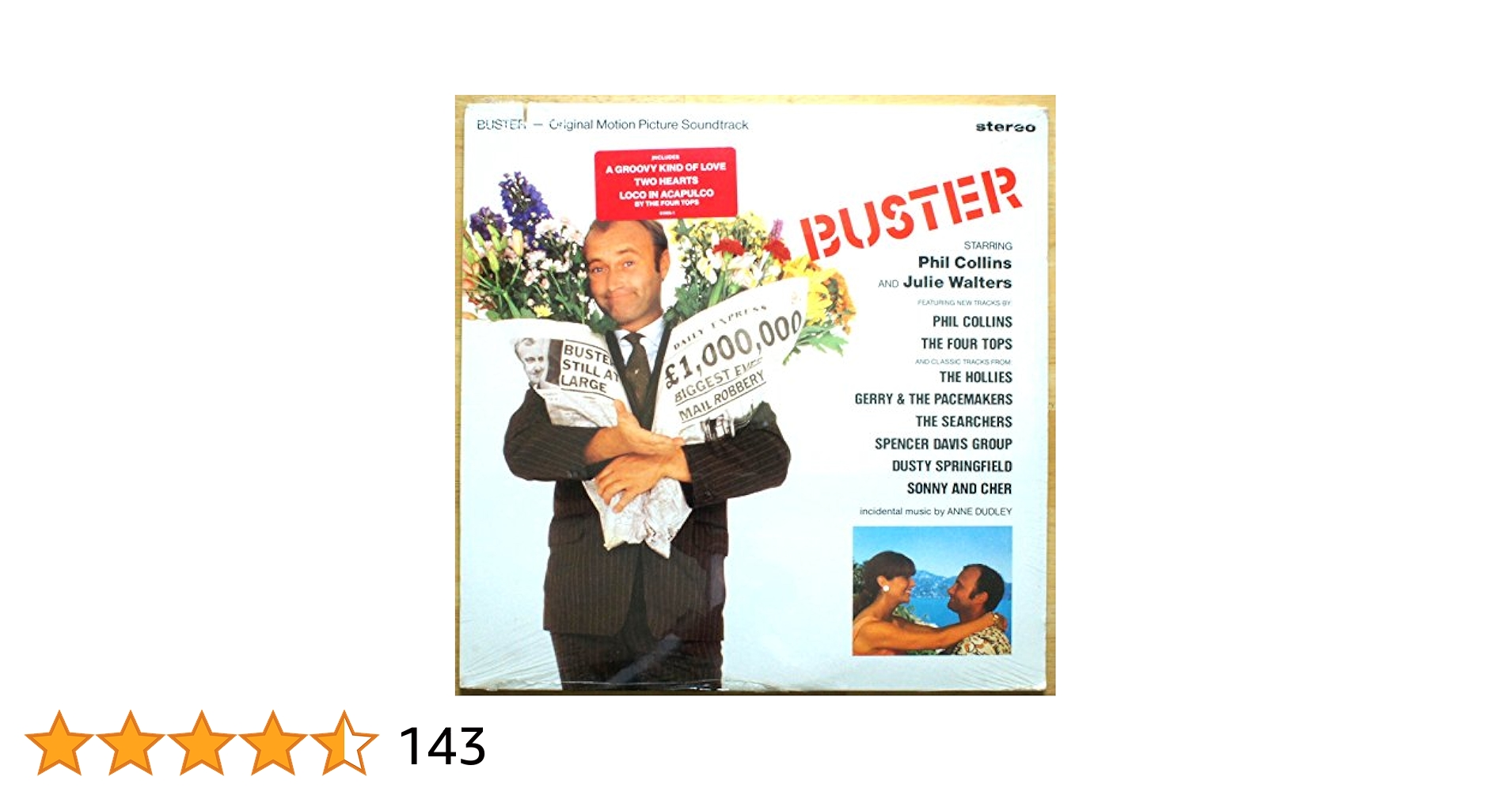 Phil Collins Buster 1981-88★未発売 見本盤 Amazon.com: Buster: The Original Motion Picture Soundtrack